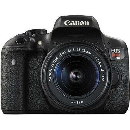 Canon EOS Rebel T6i Digital SLR with EF-S 18-55mm f/3.5-5.6 IS STM Kit Lens and Canon 75-300mm f/4.0-5.6 EF III Lens + Slave Flash + 58mm Wide Angle and Telephoto Lenses + 32GB Deluxe Accessory Bundle