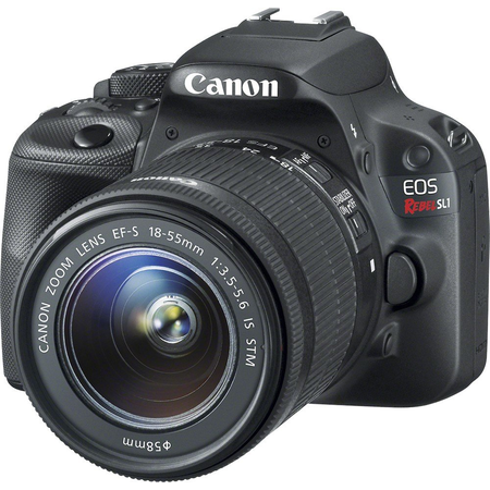 Canon EOS Rebel SL1 Digital SLR with 18-55mm STM Lens (Certified Refurbished)