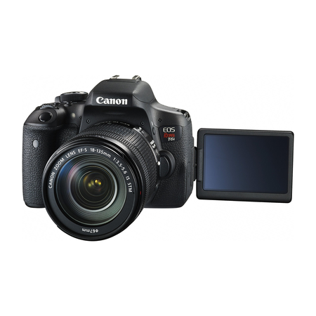Canon EOS Rebel T6i Digital SLR with EF-S 18-135mm IS STM Lens - Wi-Fi Enabled
