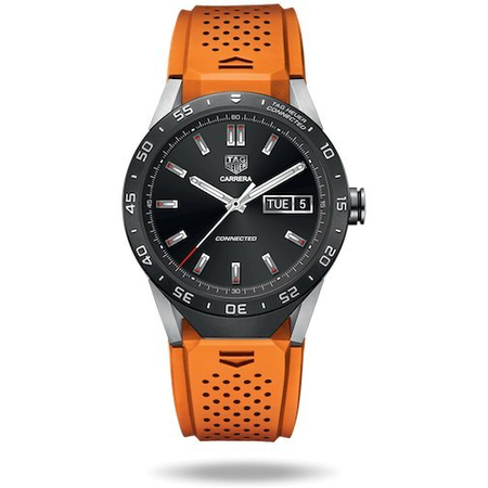 TAG Heuer CONNECTED Luxury Smart Watch (Android/iPhone) (Orange)