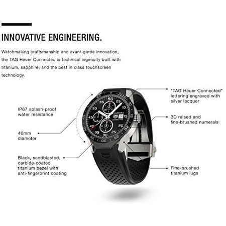 TAG Heuer CONNECTED Luxury Smart Watch (Android/iPhone) (Green)