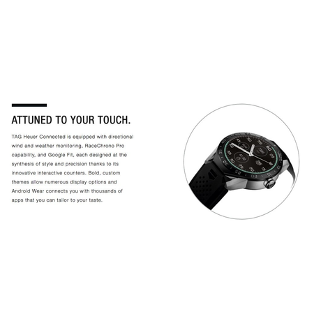 TAG Heuer CONNECTED Luxury Smart Watch (Android/iPhone) (Orange)
