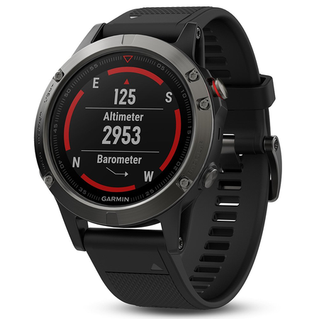 Garmin Fenix 5 - Slate Gray with Black Band