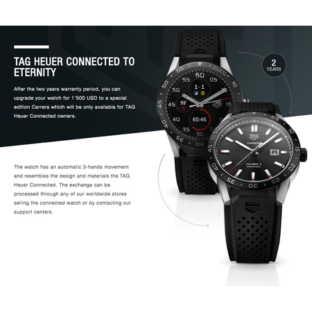 TAG Heuer CONNECTED Luxury Smart Watch (Android/iPhone) (Orange)