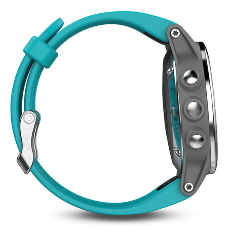 Garmin Fenix 5S - Silver with Turquoise Band