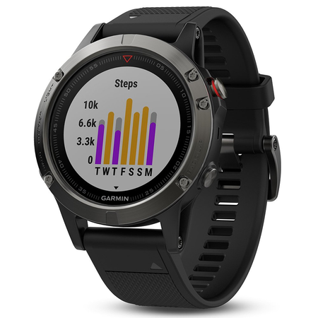 Garmin Fenix 5 - Slate Gray with Black Band