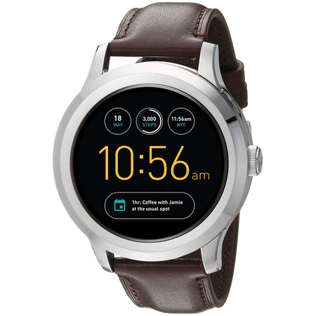Fossil Q Founder Gen 2 Dark Brown Leather Touchscreen Smartwatch FTW2119