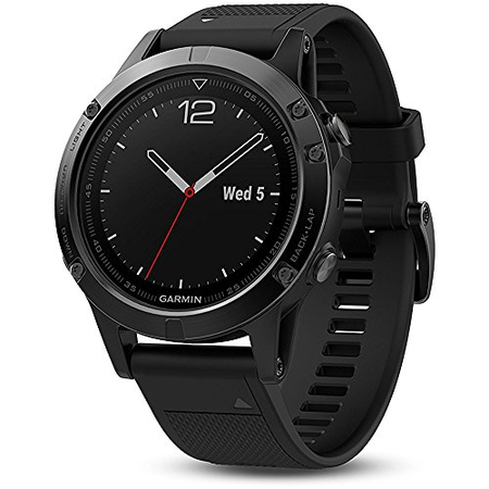 Đồng hồ Garmin Fenix 5 Sapphire - Black with Black Band
