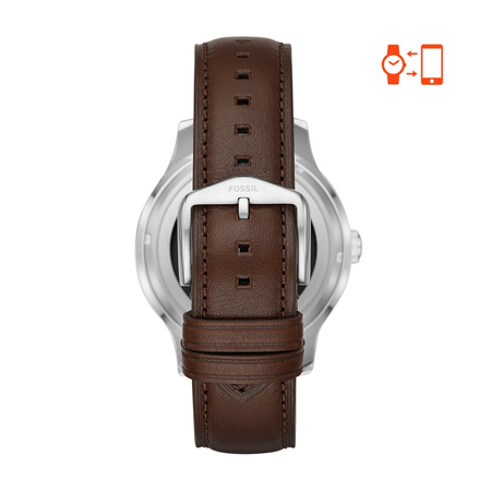 Fossil Q Founder Gen 2 Dark Brown Leather Touchscreen Smartwatch FTW2119