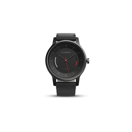 Garmin vívomove Classic - Black with Leather Band