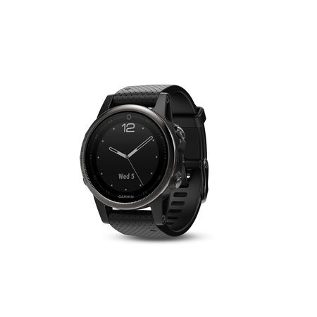 Garmin Fenix 5S Sapphire - Black with Black Band