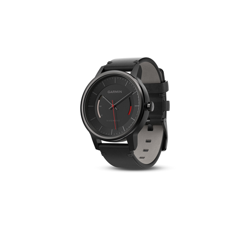 Garmin vívomove Classic - Black with Leather Band