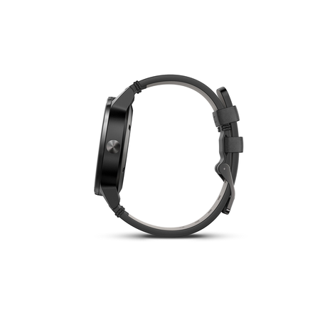 Garmin vívomove Classic - Black with Leather Band