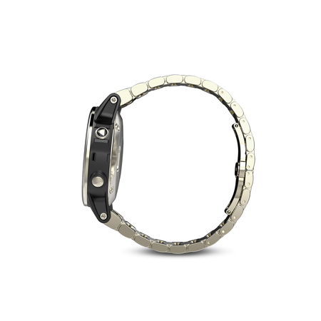 Garmin Fenix 5S Sapphire - Champagne with Metal Band