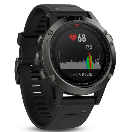 Đồng hồ Garmin Fenix 5 Sapphire - Black with Black Band