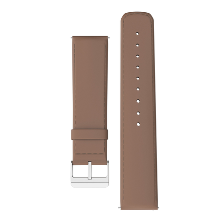 ASUS ZenWatch 2 Silver with Camel Leather Strap 41mm Smart Watch with HyperCharge Battery,