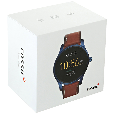 Fossil Q Marshal Gen 2 Touchscreen Brown Leather Smartwatch