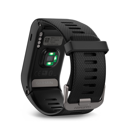 Garmin Vivoactive HR GPS Smart Watch, WW, Regular Fit - Black