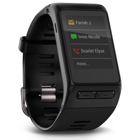Garmin vívoactive HR GPS Smart Watch, X-large fit - Black
