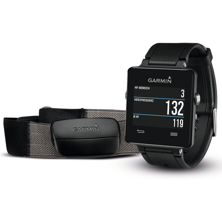 Garmin vívoactive Black bundle (Includes Heart Rate Monitor)