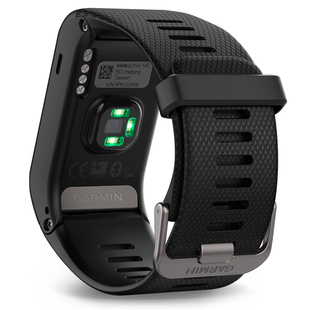 Garmin vívoactive HR GPS Smart Watch, X-large fit - Black