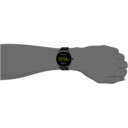 Fossil Q Marshal Gen 2 Black Silicone Touchscreen Smartwatch FTW2107