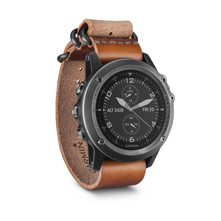 Garmin Fenix 3, Sapphire, Silver/Leather