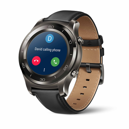 Huawei Watch 2 Classic 4GB IP68 Smartwatch (Titanium Grey) - International Version