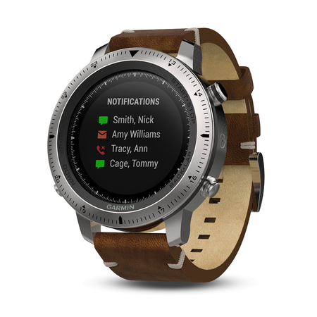 Garmin Fenix 3, Sapphire, Silver/Leather