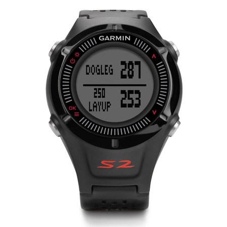 Garmin Approach S2 GPS Golf Watch with Worldwide Courses (Black)