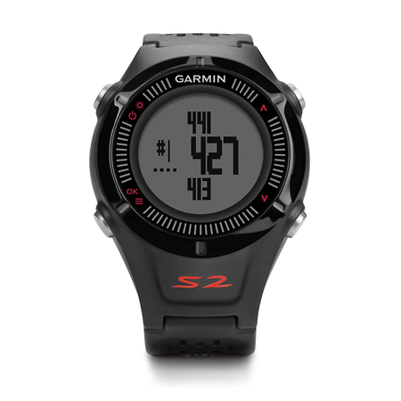 Garmin Approach S2 GPS Golf Watch with Worldwide Courses (Black)