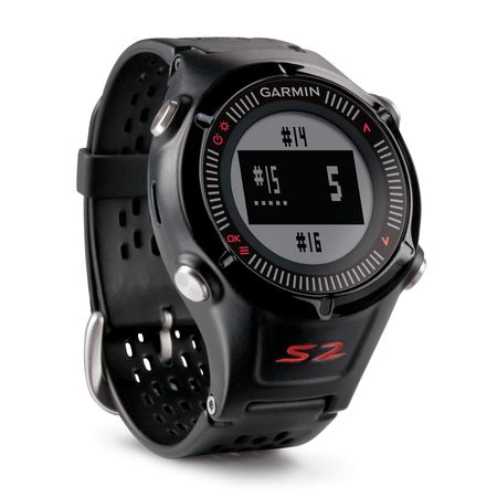 Garmin Approach S2 GPS Golf Watch with Worldwide Courses (Black)