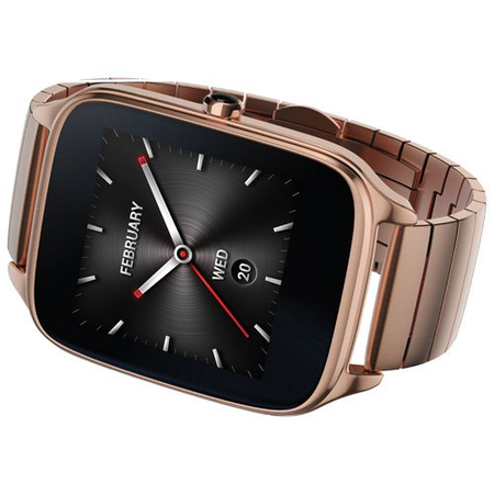 ASUS ZenWatch 2 Smartwatch 1.63" Stainless Steel - Rose Gold/Rose Gold Metal Band (Certified Refurbished)