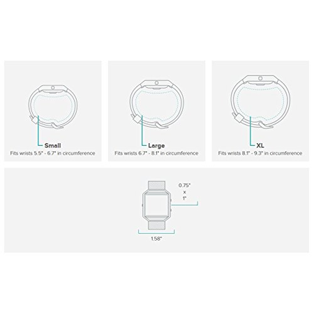 Fitbit Blaze Special Edition, Gun Metal, Small (US Version)