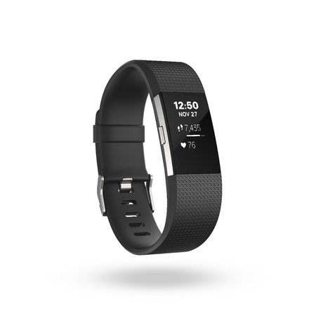Fitbit Charge 2 Heart Rate + Fitness Wristband, Blue, Small (US Version)