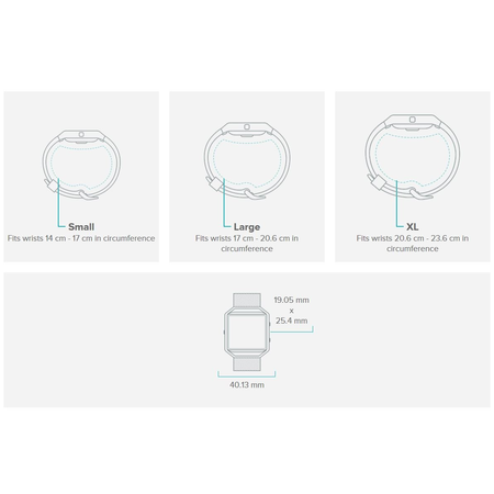 Fitbit Blaze Smart Fitness Watch, Black, Silver, Large (US Version)