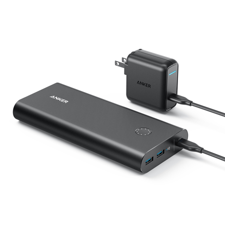Anker PowerCore+ 26800 PD with 27W PD Portable Charger Bundle for Nintendo Switch & USB Type-C Laptops (e.g. 2016 MacBook) Power Delivery Support