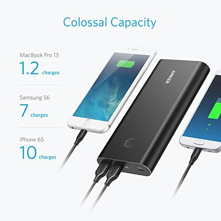 Anker PowerCore+ 26800 PD with 27W PD Portable Charger Bundle for Nintendo Switch & USB Type-C Laptops (e.g. 2016 MacBook) Power Delivery Support