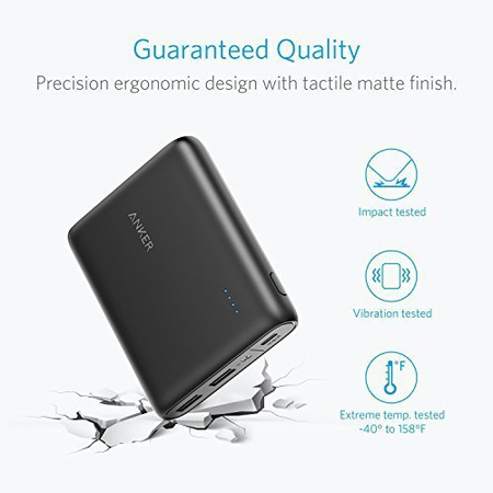 [USB-C Input] Anker PowerCore 13000 C - Compact 13000mAh 2-Port Ultra Portable Charger Power Bank for Galaxy S8, S8+, the new MacBook, Google Pixel, Nintendo Switch, Nexus 5X/6P, HTC 10 and More