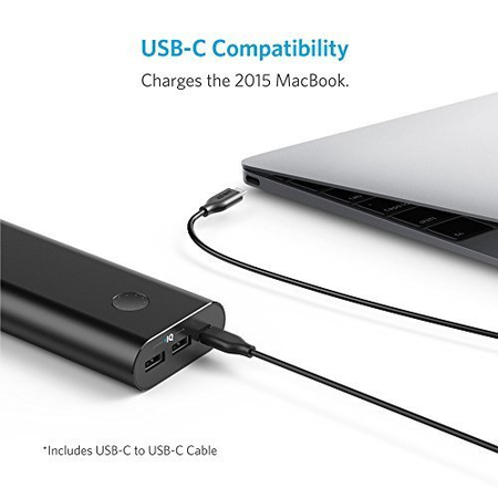 Anker PowerCore+ 20100 USB-C Portable Charger, 6A Type-C External Battery for Macbook, Nexus, Nintendo Switch & PowerIQ for iPhone 8 / 8 Plus / iPhone X / iPhone 6 / 6s / 7 / iPad & Samsung & LG