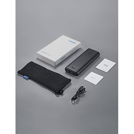 Anker PowerCore II 20000, High Capacity Portable Charger with Dual USB Ports, Upgraded PowerIQ 2.0 (up to 18W Output) Power Bank, Fast Charging for iPhone, Samsung Galaxy and More