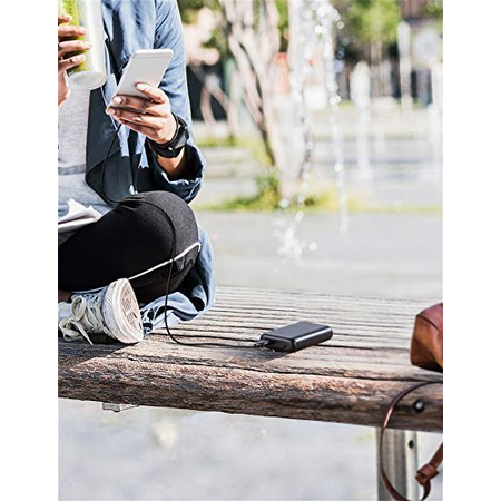 Anker PowerCore II 10000, Ultra-Compact 10000mAh Portable Charger, Upgraded PowerIQ 2.0 (up to 18W Output), Fast Charge for iPhone, Samsung Galaxy and More