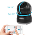 Wireless Security Camera, UOKOO 720P HD Home WiFi Wireless Security Surveillance Camera with Motion Detection Pan/Tilt, 2 Way Audio and Night Vision Baby Monitor, Nanny Cam (632black)