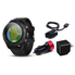 Garmin Approach S60 (Black) Golf GPS Watch with Screen Protector & Charging Adapters Bundle