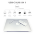 USB C Hub ANNBOS A030EH8 Multiport Adapter Aluminum 7-Port