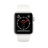 Đồng hồ Apple Watch Series 3 GPS + Cellular 42mm, Stainless Steel Case with Soft White Sport Band