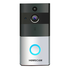Video Doorbell, HOMSCAM Wireless Door Bell Smart WiFi Camera Video Doorbell Security Camera with PIR Motion Detection 720P HD, Real-Time Two-Way Talk and Video, Night Vision ( Built-in 8G Card )