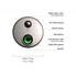 Skybell HD WiFi Doorbell Camera Alarm.com 1080p Color Night Vision Silver