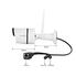 Wansview Outdoor Security Camera, 1080P Wireless WiFi IP Surveillance Bullet Camera ,IP66 Weatherproof, Night Vision W2- White