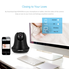 KEEKOON HD 1080P IP Camera Wireless WiFi Baby Pet Monitor Plug/Play Pan/Tilt 2-Way Audio Night Vision Home Security Surveillance Camera (Black)